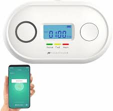 Détecteur Monoxyde Carbone Connecté VisorTech - Sécurité à Domicile