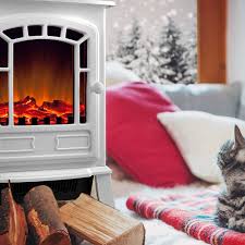 Radiateur Électrique Cheminée Soufflant - Confort et Élégance