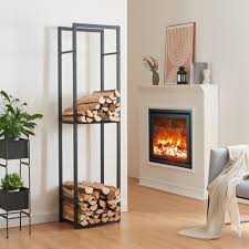 Support Bois de Chauffage Intérieur - En Casa Range Bûches