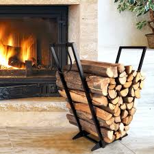 Étagère en Bois pour Rangement de Chauffage Intérieur