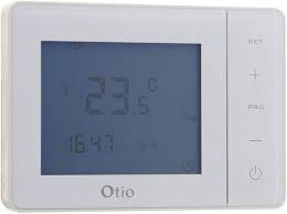 Thermostat Programmable Filaire Blanc Otio - Confort et Économie d'Énergie