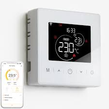 Thermostat Programmable Hebdomadaire avec Télécommande - Idéal pour votre Chaudière à Gaz