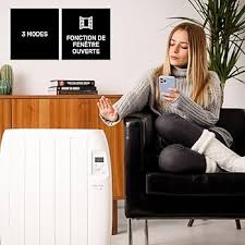 Programmateur Hebdomadaire Quotidienne Rétroéclairé pour Radiateurs à Inertie