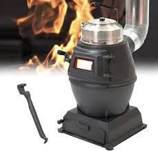 Mini Poêle Cuisinière Extérieur - Chauffage Efficace et Pratique