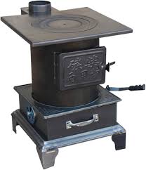 Poêle à Bois Multifonctionnel pour Camping - Cuisine et Chauffage