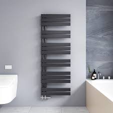 Meykoers Sèche Serviettes Raccordement Anthracite - Radiateur Salle de Bain Élégant