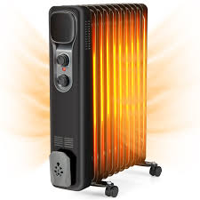 GOPLUS Radiateur Silencieux Thermostat Électrique - Confort et Économie d'Énergie