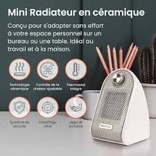 Pro Breeze® Radiateur Soufflant Compact - Petit Chauffage d'Appoint Idéal