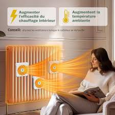 Ventilateur Radiateur Chauffant avec Thermostat - Efficacité Optimale