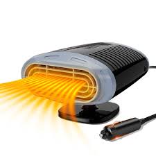 Qidoe Chauffage Ventilateur Allume Cigarette Désembueur - Chauffage pour voiture efficace