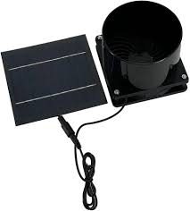 Chauffage Ventilateur Solaire pour Camping Car et Poulailler