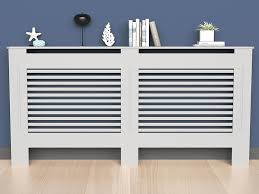 FATIVO Cache Radiateur Blanc Bois - Élégance et Fonctionnalité