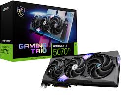 MSI NVIDIA GeForce Gaming Graphique 5070 Ti 16GB - Performance de Jeu Optimale