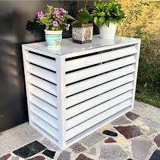 Cache Pompe à Chaleur Extérieur en Aluminium - Protection et Confidentialité